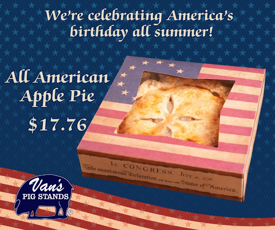 VansPigStands's tweet photo. A WHOLE Apple Pie for $17.76?! 🤯 Say less. This deal is only available through August 31st. Get them while they're hot! 🥧 https://t.co/jf1nlR0N7O