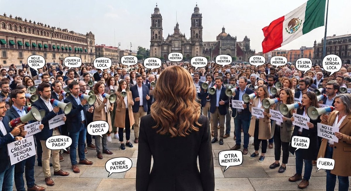 JelipeElPillo's tweet photo. @LillyTellez @Claudiashein Ilegitimo es el cargo que usted tiene, que nadie lo voto.

Usted mientras reciba su dinerito, no le interesa la verdad. Solo repite una y otra vez una mentira. 

Ojo. Una mentira dicha mil veces no siempre parece la verdad. Sino que se desgasta, pierde pesos y se olvida… https://t.co/1n2QDS31zv