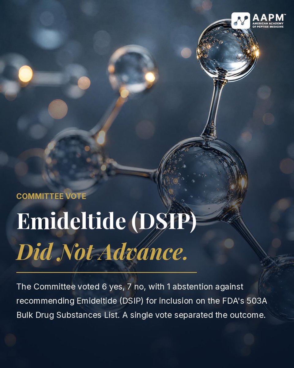 American Academy of Peptide Medicine tweet media