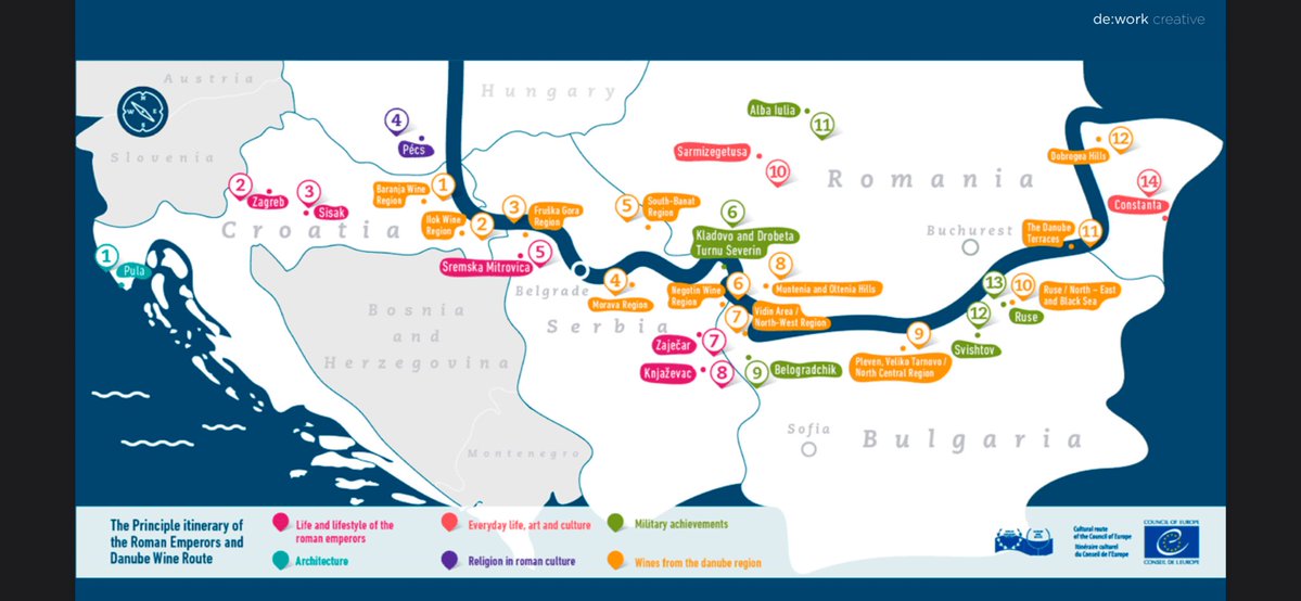 deworkstudio's tweet photo. @goranpandza @whatsontheshel1 @ReciklerkoCans Map Danube Wine Route๐ท๐๏ธ Serbia ๐ท๐ธ
https://t.co/42wXUktHxk
#Serbia #wayfinding #mapdesign
#RomanEmperors #DanubeWineRoute #Danube #WineTourism #CulturalHeritage #Tourism #DestinationBranding #TravelBranding #Wayfinding #DanubeRegion https://t.co/UlxJ6YICSW
