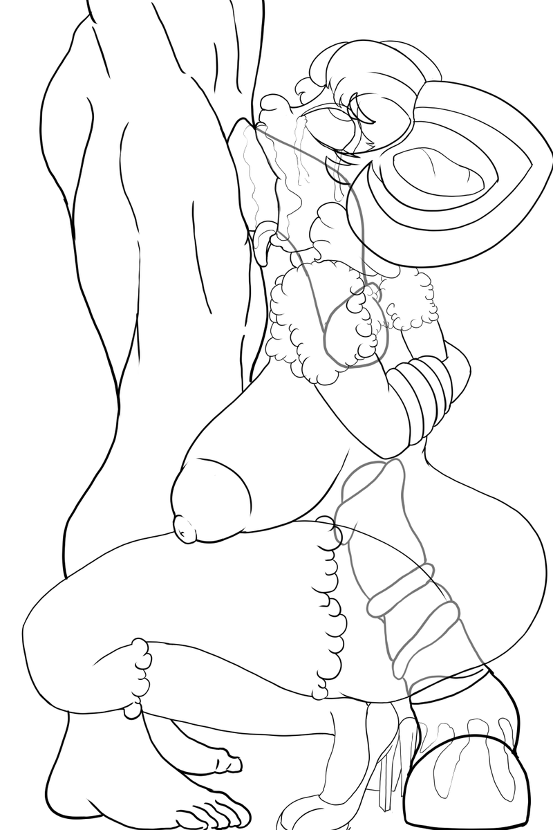 VincentDrawn's tweet photo. Someone paying me for a character replacement, so that's what they get.  I also will be doing more detail cause it's not for me. https://t.co/Clw1os1NZt