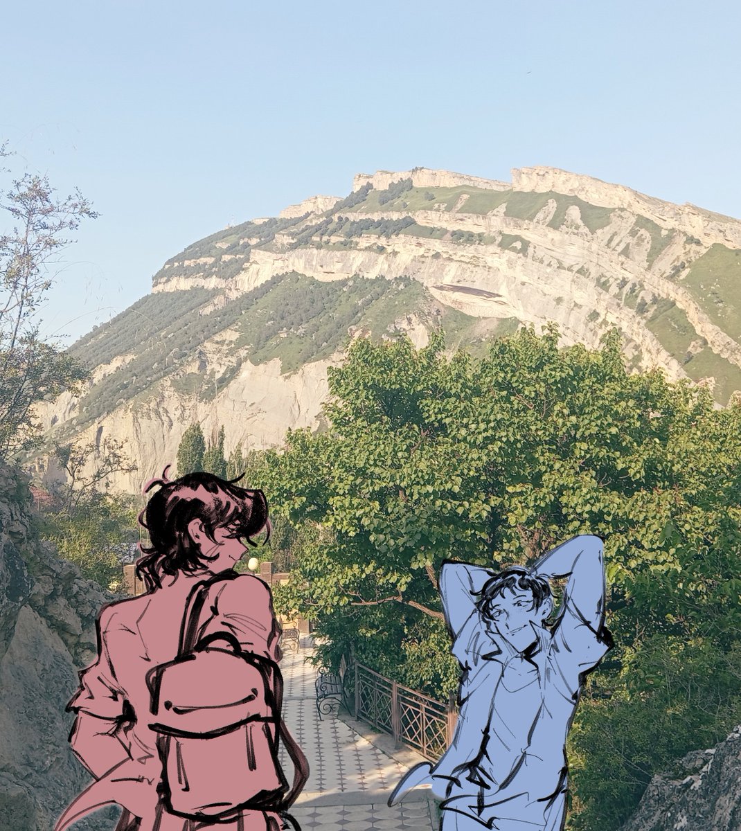 AsinicAnn's tweet photo. Projecting klance onto my mountain getaway 🏞️ https://t.co/1QyAQzlzpU
