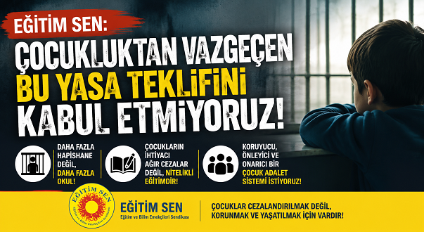 HabereGuven's tweet photo. Eğitim Sen: “Çocukluktan Vazgeçen Bu Yasa Teklifini Kabul Etmiyoruz” https://t.co/oD3iQ7BL2I @egitimsen https://t.co/IhN2uFUqDm