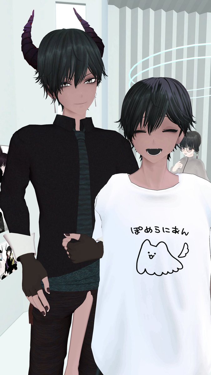 Oudon_new's tweet photo. Vket展示のエルガくんとツーショ!!ほんとにメロすぎる!!
#Elgha #LAde3D https://t.co/jIEHCgCOFB