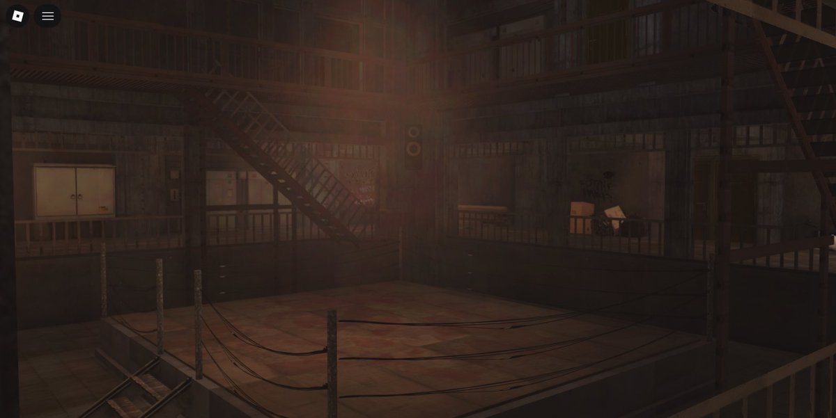 kaitamathedev's tweet photo. Underground faction-controlled fighting arena built for Rintama High.

Wanted it to feel abandoned, industrial, and hidden beneath the city while still being optimized for gameplay.

Really happy with how the atmosphere turned out.

#Roblox #RobloxDev #RobloxRP #RintamaHigh #RobloxRoleplay #RobloxShowcase #Delinquent #fyp #trending #robloxrp