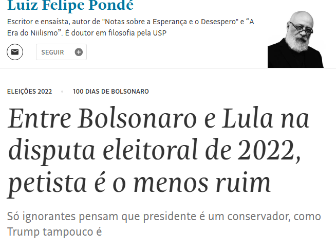 pauloap's tweet photo. Falou o cara que VOTOU NO LULA https://t.co/BZdvc986bb