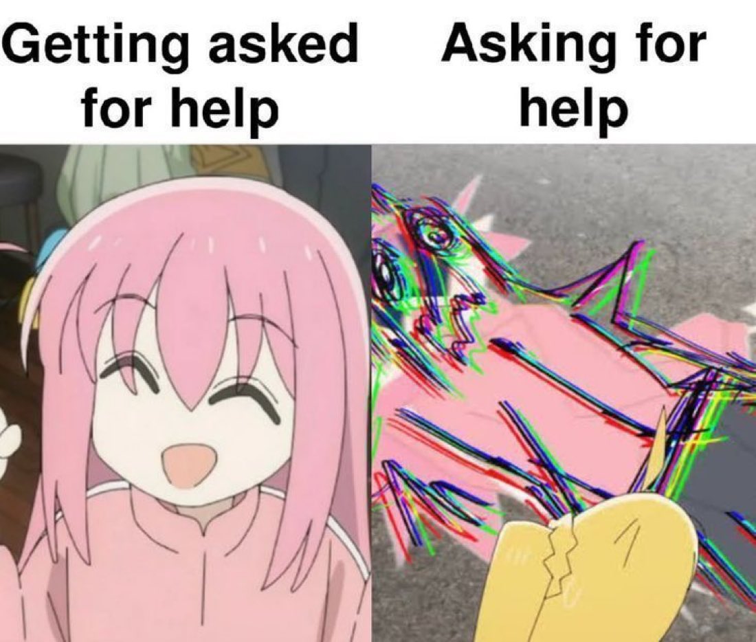 hi_rhea's tweet photo. Why its so hard to ask for help https://t.co/7XNmjui1BD