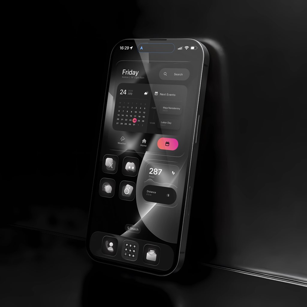21MaRcO12's tweet photo. Used:
Top Widget: Wicard iOS widgets for widgy
Bottom Widget: Uniq iOS widget fir widgy
Icons: Blacier iOS icons pack
Widgy app

Download links on widget and icon pack in my BIO

#widgy #ios #widget #ioshomescreen #customization https://t.co/BTfgTzFpeo