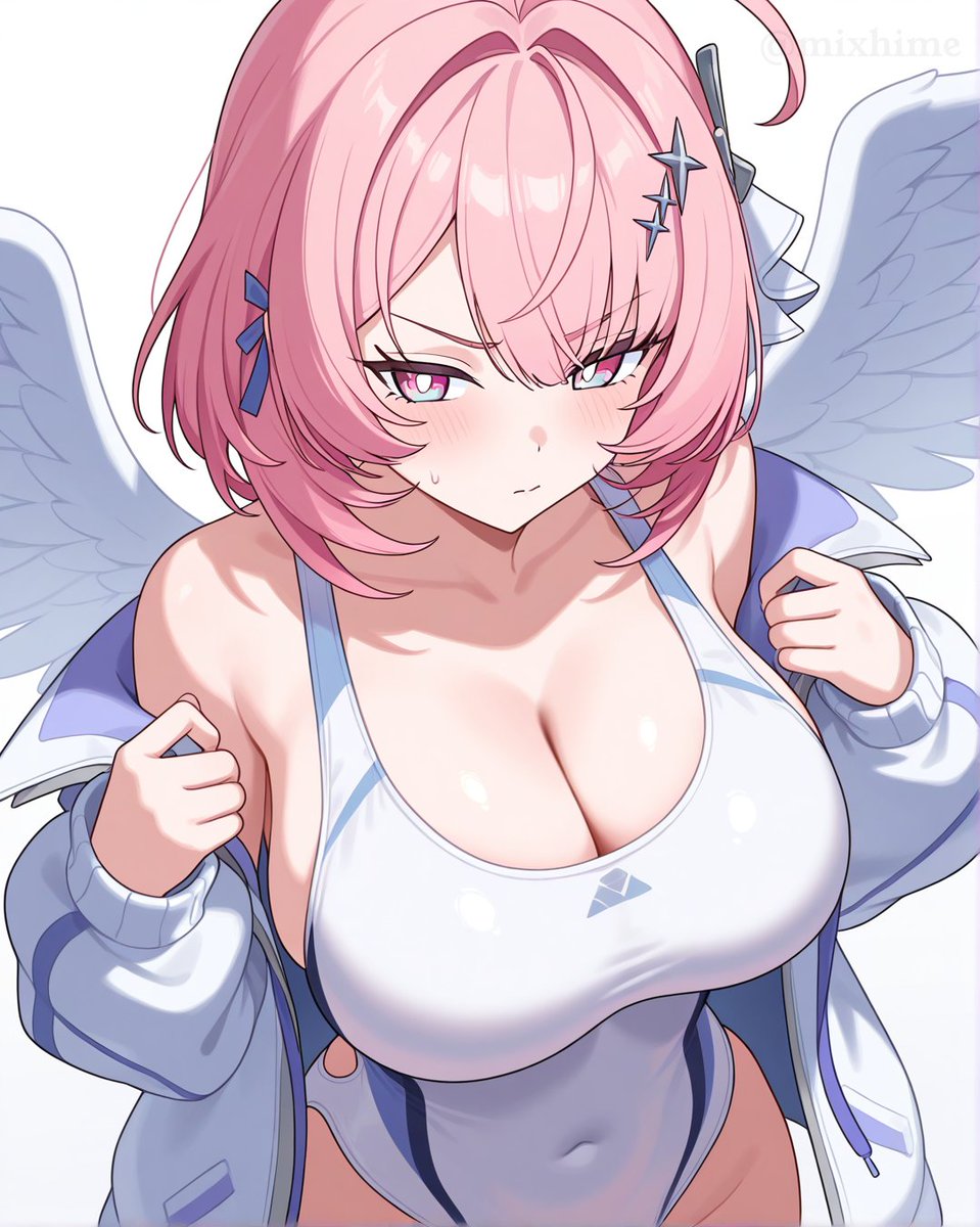 MixHimeStudio's tweet photo. Remielle：
If you keep looking at me like that, I'll get shy...///
あんまり見つめられると恥ずかしくなっちゃう…🤍
SFW Illustration 
 #ゼンゼロ #レミエール #ZenlessZoneZero https://t.co/WtcEZlCKHX