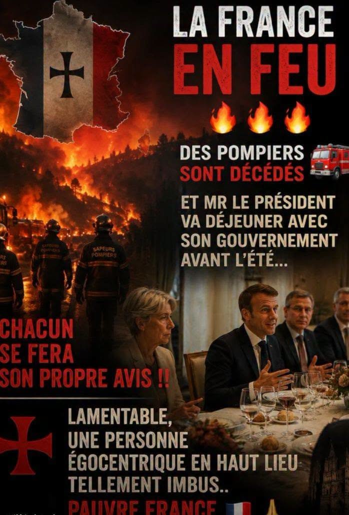 luckasdelille59's tweet photo. Lamentable des hommes se battent pour sauver des vies 
Lui va faire un déjeuner avec le gouvernement pour quoi faire flatter son égot 😡 https://t.co/wwjM8SRQw1