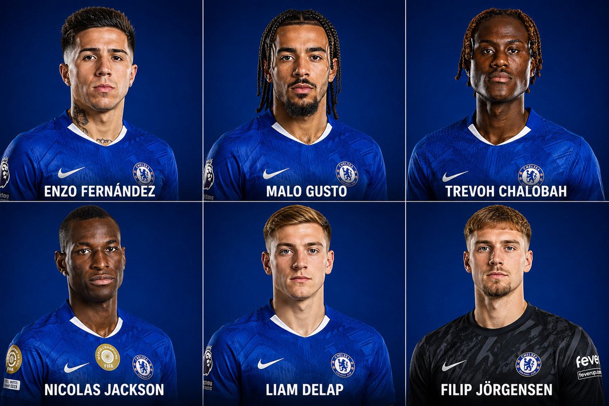 speedlne's tweet photo. 🚨🔵 Chelsea could still see several first-team players leave before the transfer window closes.

Enzo Fernández, Malo Gusto, Trevoh Chalobah, Nicolas Jackson, Liam Delap, and Filip Jörgensen are all among those who could leave if suitable offers arrive.

(@TeleFootball via @justcfc)