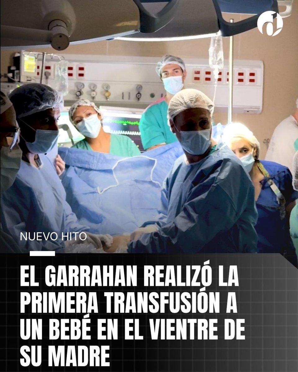 eldestapeweb's tweet photo. El Garrahan sigue haciendo historia 🇦🇷🔝

Los médicos llevaron a cabo la primera transfusión intrauterina a un bebé de 26 semanas de gestación con anemia fetal severa.