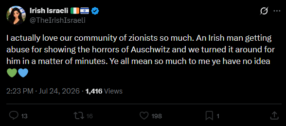 SquidDaithi's tweet photo. Hey @TheIrishViking7, you're a stupid cancerous scumbag and you'll do absolutely nothing to save Ireland and the Irish people, infact, you'll only help push the current genocide of the Irish people due to your support of jews.

Delusional pathetic piece of shit you are 🖕🏻 https://t.co/7T9bP3eJeT