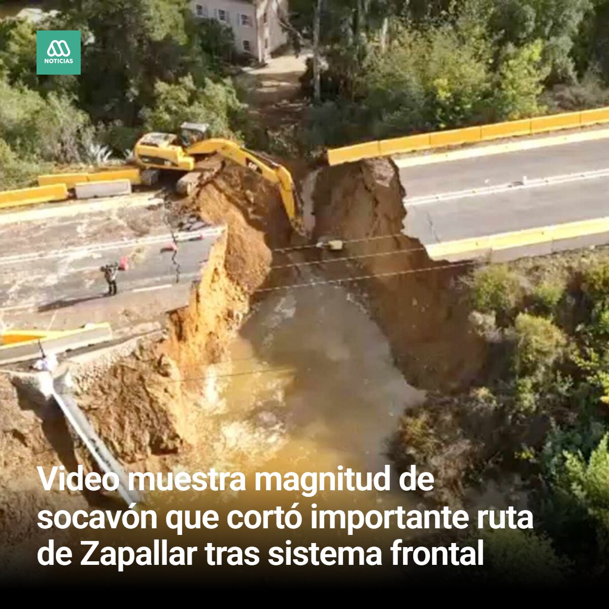 meganoticiascl's tweet photo. 🔴 El hecho obligó a mantener resguardada el área mientras se evaluaban los daños y las condiciones del terreno. https://t.co/fqgKB76JJB