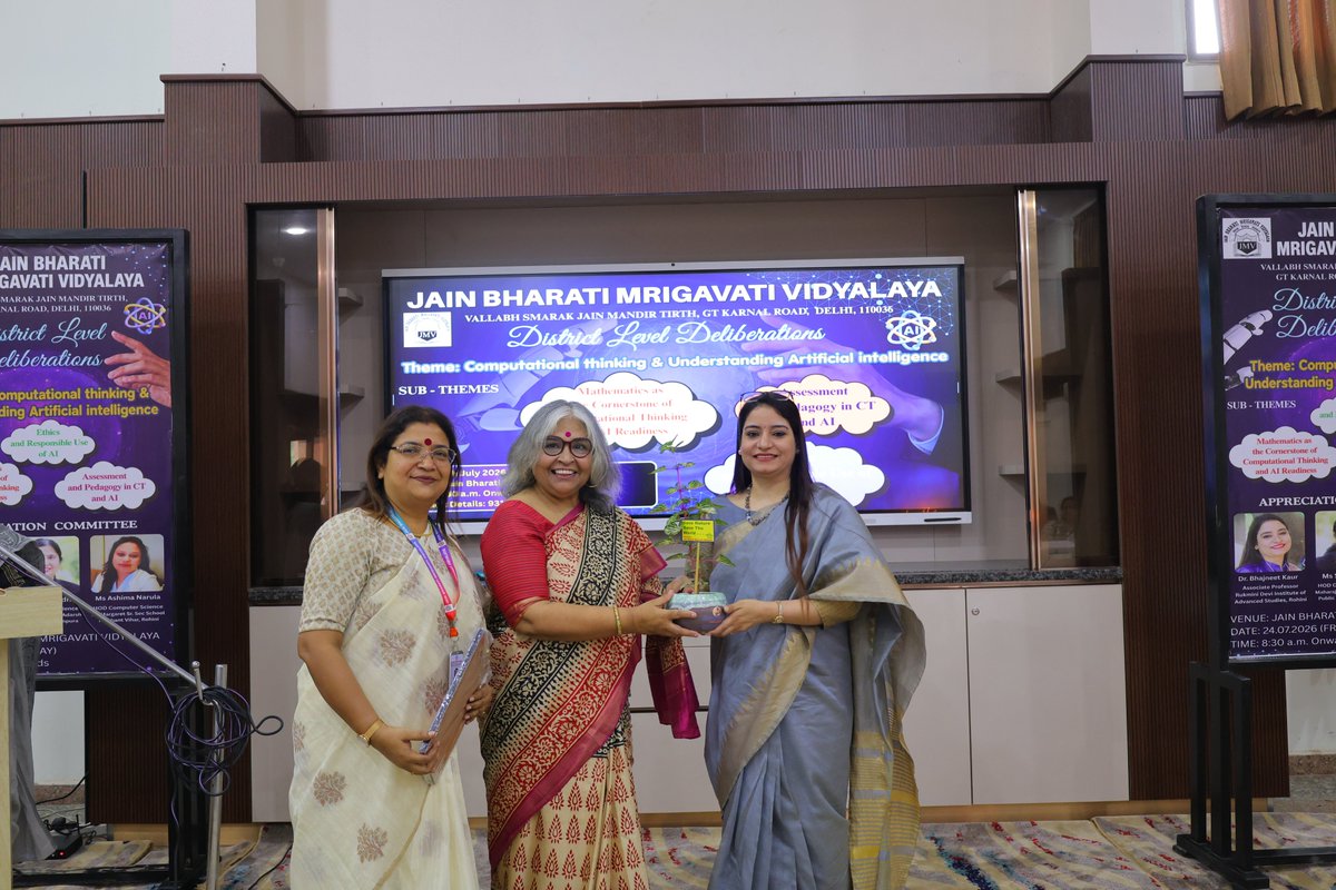 MrigavatiJain's tweet photo. District Level Deliberations 24-07-2026
#DistrictLevelDeliberation #CBSEWorkshop #DLDWorkshop2026 #CBSEDLD2026District https://t.co/RNSjLw9SIU
