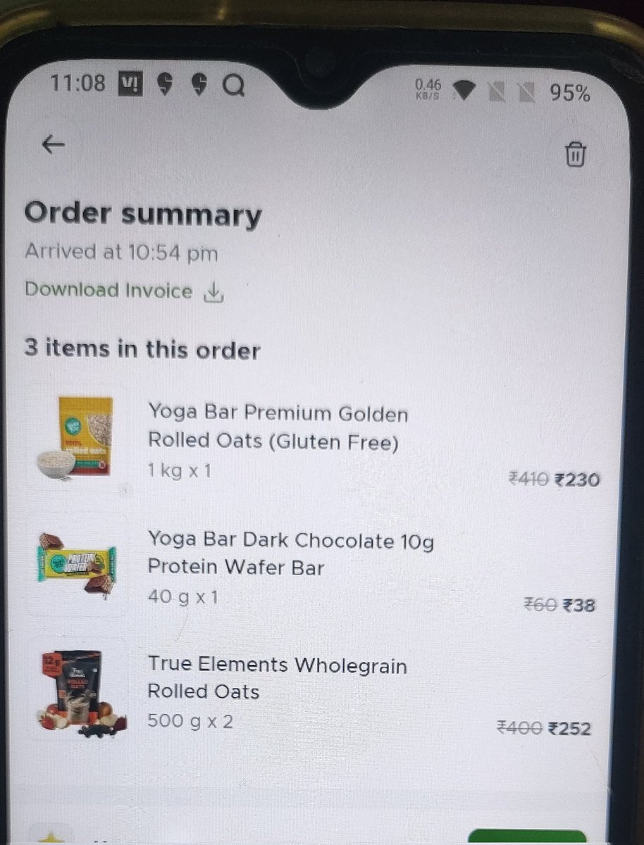 rahulsingh97182's tweet photo. @letsblinkit very disappoint with your service ordering from yrs every time received exactly what I order but today feel very frausted got incomplete ordr &amp; delivery guy didn't told me that my package has missing item he deliberetly did this I'm sure my order is late by 15-30min https://t.co/uw68cL2cNY