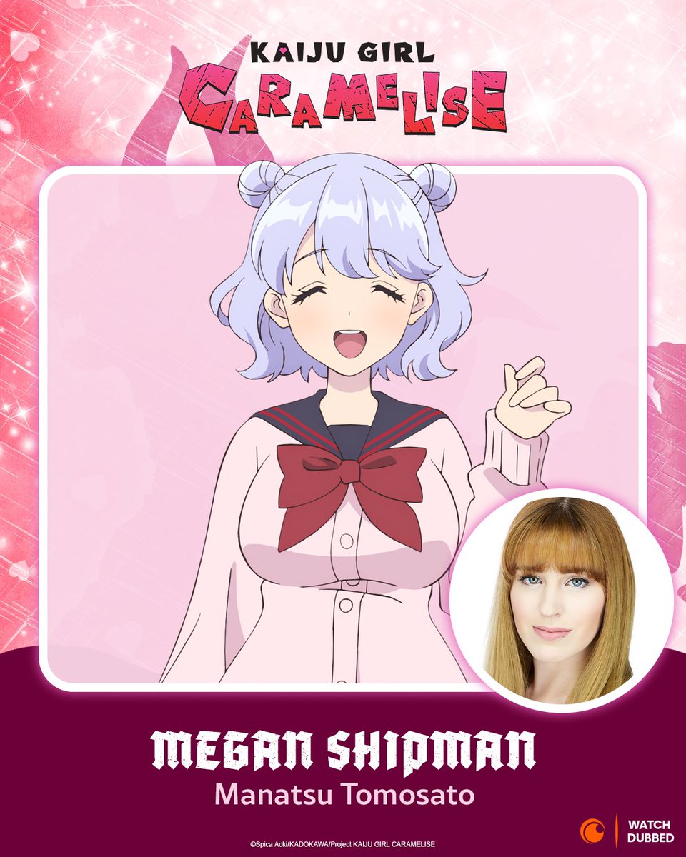18moptop's tweet photo. ✨HARUGOOOOOOOON~!✨

Delighted to be voicing Manatsu in Kaiju Girl Caramelise this season on @Crunchyroll ! The whole cast is such a treat and the show sounds fantastic! @caitlinsvoice did such a great job with it!

Check it out every Thursday! https://t.co/tYVLJoID28