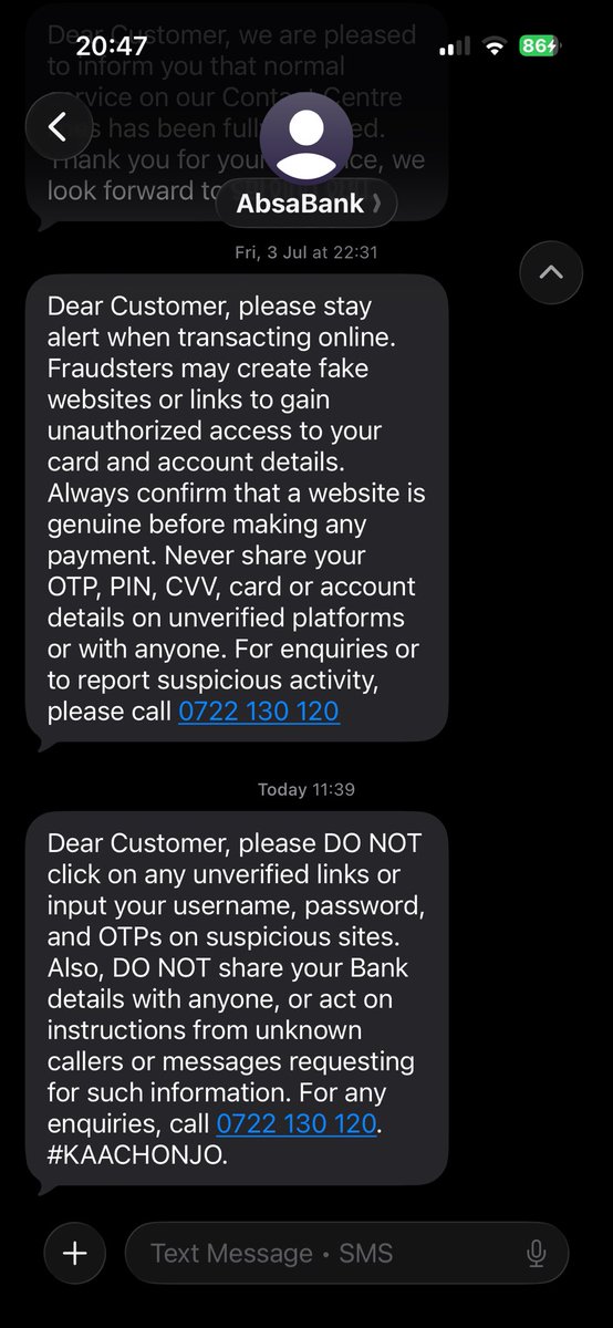 Imperialabx's tweet photo. @Asmali77 @premierbank_ke Same with absa https://t.co/cUEKKzMOOo