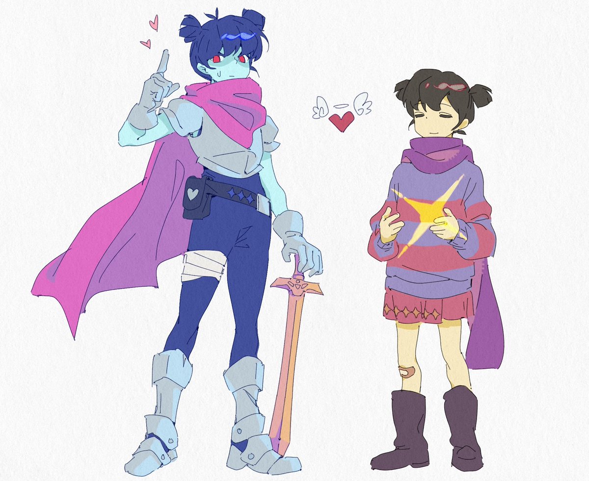 sh1nana1de's tweet photo. les humains de la version musedash #deltaruneㅤㅤㅤ #undertale 井musedash(peutêtre…) https://t.co/tXJ2quhJEm