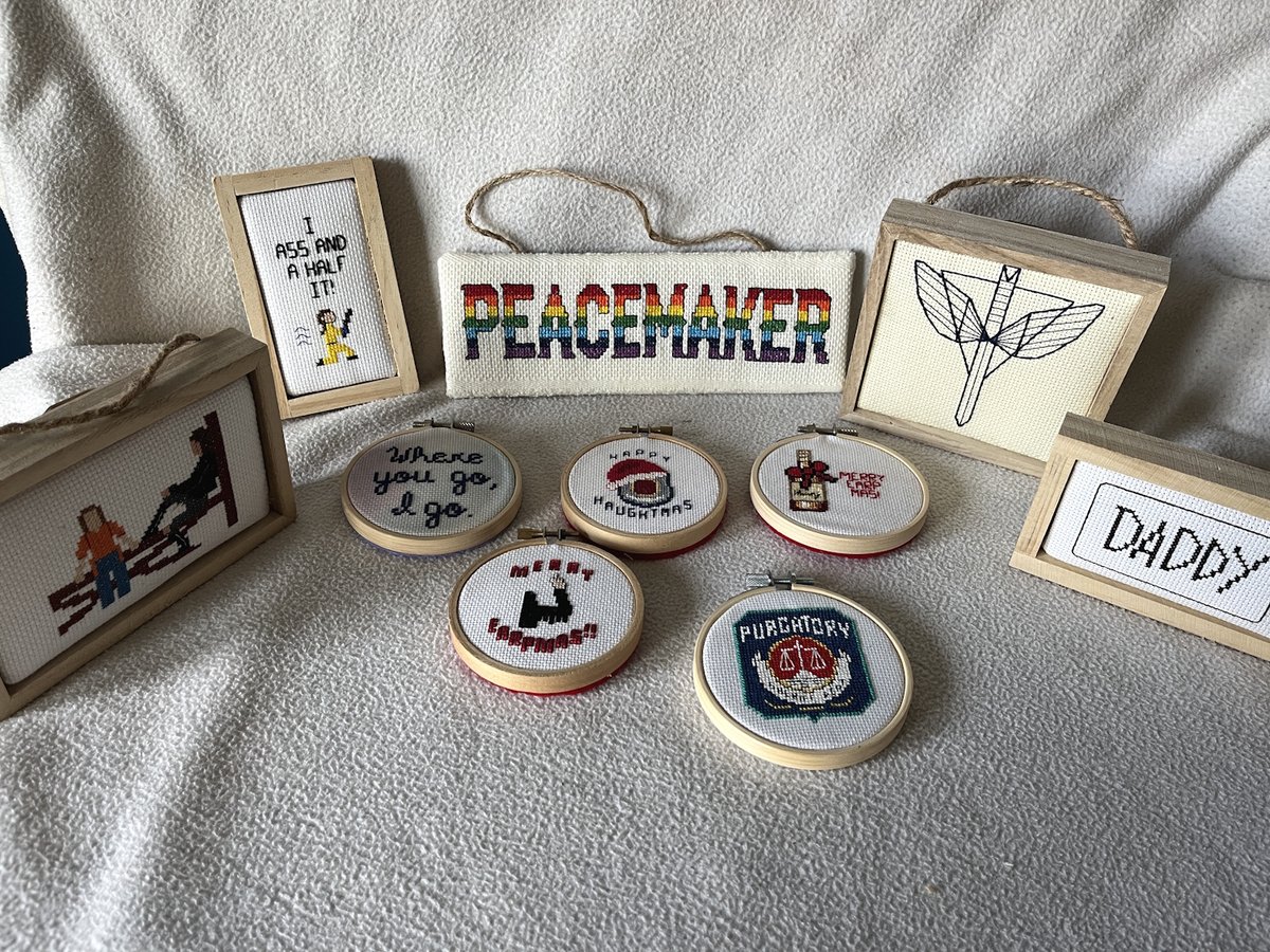 nedleysoffice's tweet photo. Countdown to @EarpFest 

In addition to kits, I'll also have a myriad of completed stitches (this is but a sampling!)

Come stop by.  :)

More tmrw...

#WynonnaEarp #EarpFestToronto https://t.co/YMPIRScYiz