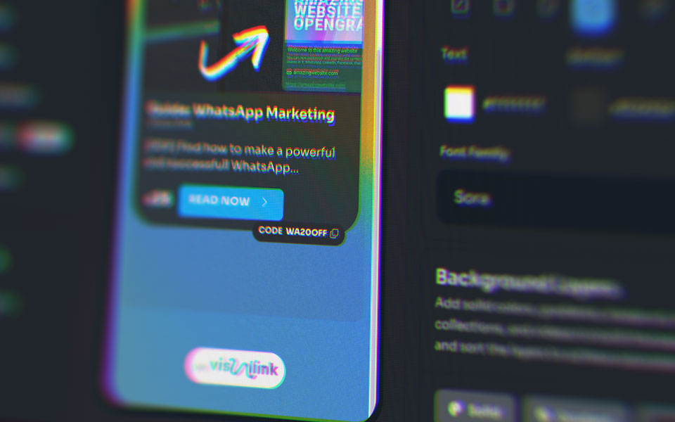 williampreneur's tweet photo. I just added a little improvement to Visualink.
Is not a game changer but devil is in the details.
After checking on hundreds of Links in Bio, I've seen people normally put their promo codes among the CTA: "Use THISPROMOCODE for 20%OFF". That code is impossible to copy! ➡️ https://t.co/9rddJL7pQ5