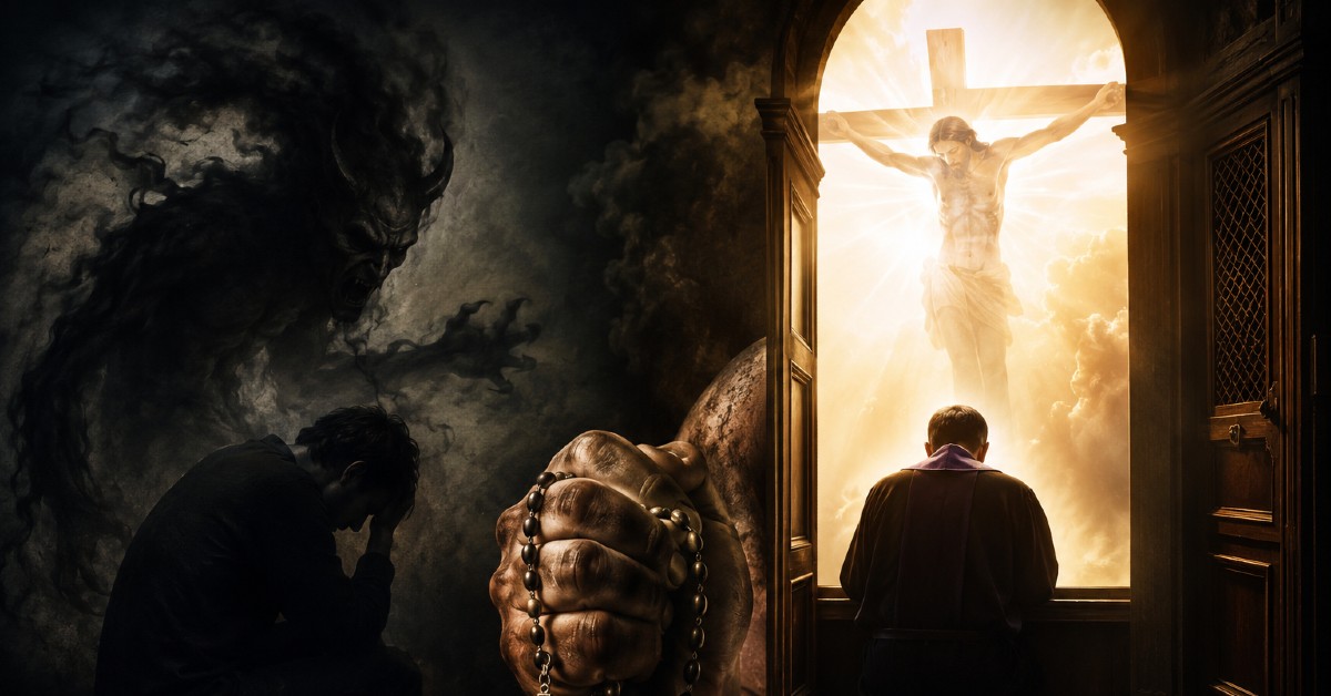 CatholicOnline's tweet photo. Mortal Sin Is Worse Than Possession, Exorcist Father Chad Ripperger Explains
Read more: https://t.co/GZTqIw1Bsy
#Exorcist #MortalSin #DemonicPossession #CatholicOnlineNews https://t.co/f6a63cPUgX
