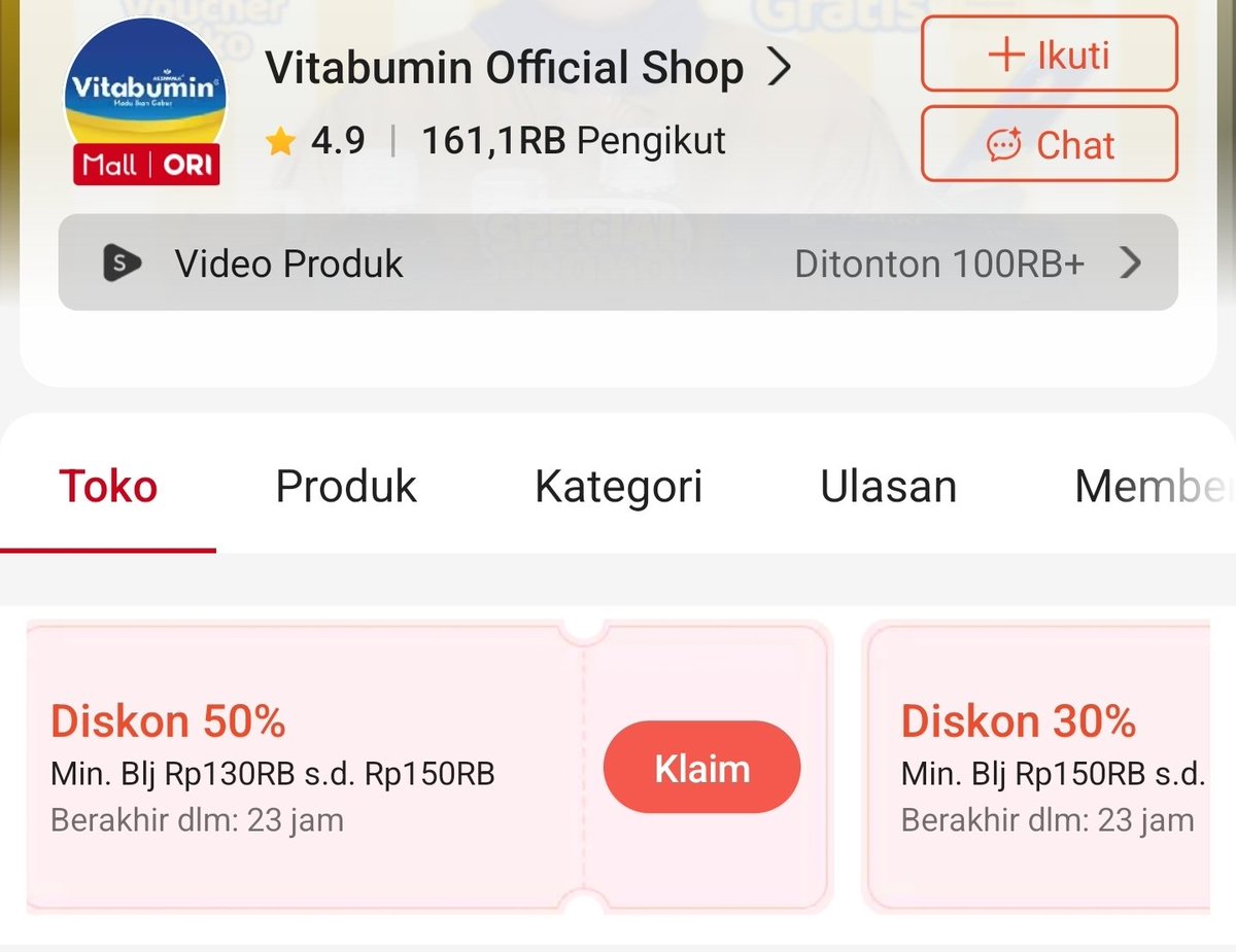 AkulahPara's tweet photo. Vitabumin 50% 150rb

https://t.co/eNACpPk6HK https://t.co/E8MI3wuEr9