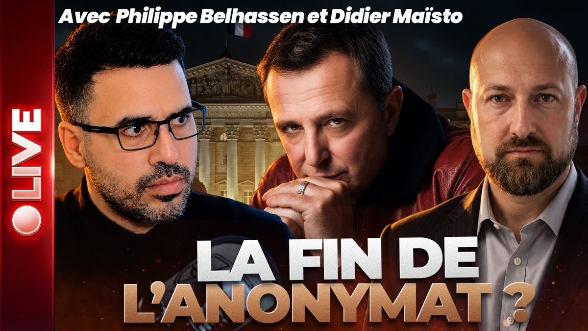 idrissaberkane's tweet photo. Ils vont vous FORCER à montrer vos PAPIERS pour PARLER sur les RÉSEAUX... Mais QUI a laissé faire ça au "Pays des Droits de l'Homme"...? 

https://t.co/3Gxg8IHbYU

Demain 12h en direct avec @DidierMaisto et l'entrepreneur numérique et père de famille Philippe Belhassen https://t.co/AbdmE8M3cW