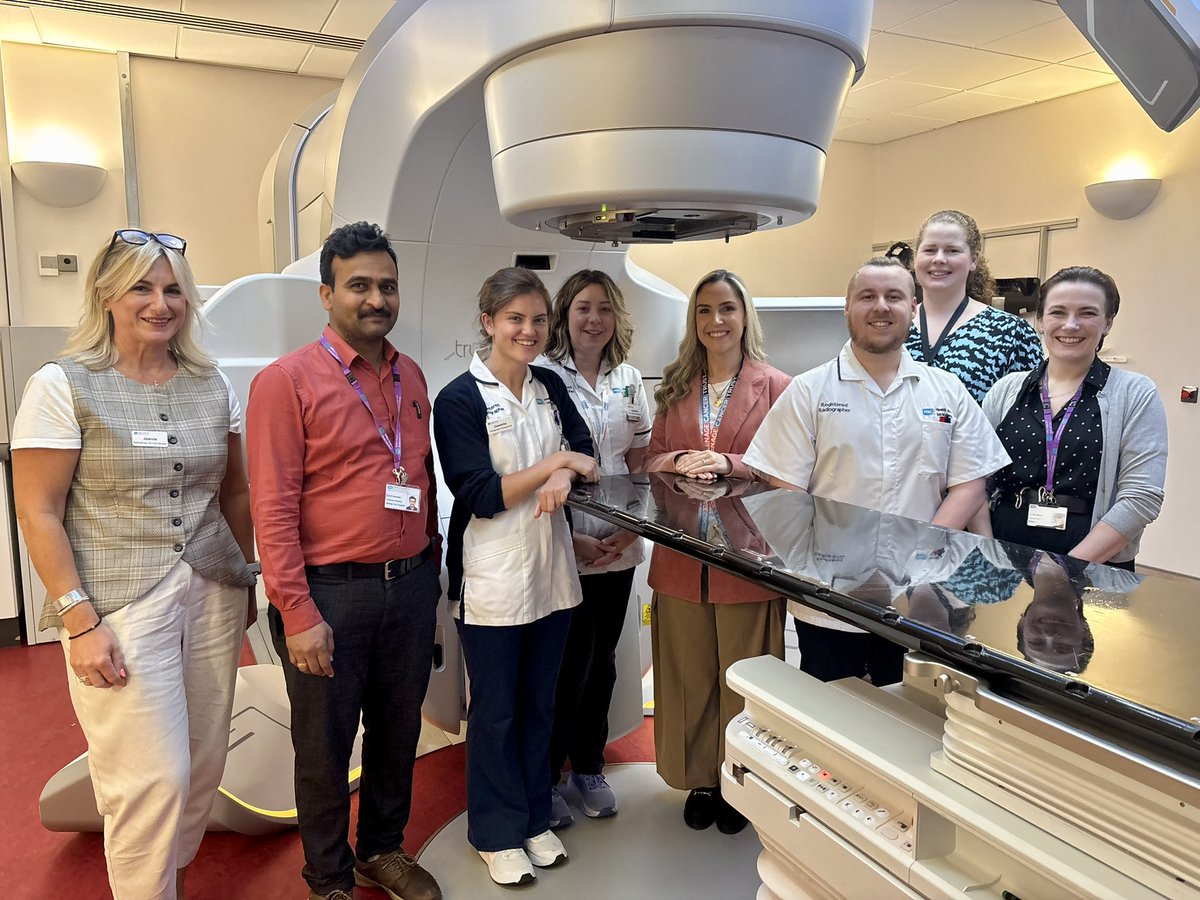 NICCBeamTeam's tweet photo. Today we treated our first patient using our new ExacTrac system on LA9. This achievement reflects months of planning, collaboration, &amp;hard work from our incredible multidisciplinary team to ensure a seamless implementation of this advanced technology

#teambehindthebeams https://t.co/zeDcYZDXwK
