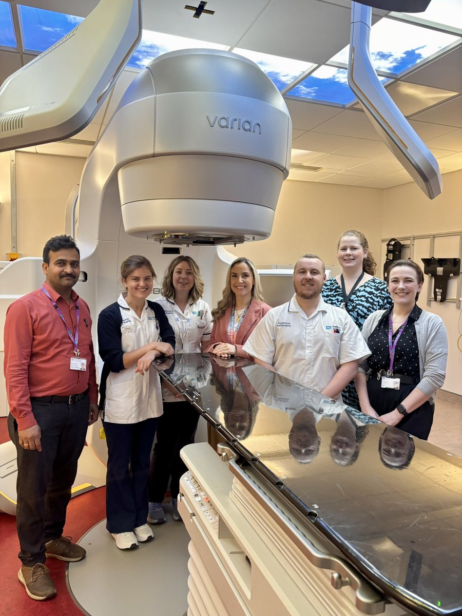 NICCBeamTeam's tweet photo. Today we treated our first patient using our new ExacTrac system on LA9. This achievement reflects months of planning, collaboration, &amp;hard work from our incredible multidisciplinary team to ensure a seamless implementation of this advanced technology

#teambehindthebeams https://t.co/zeDcYZDXwK