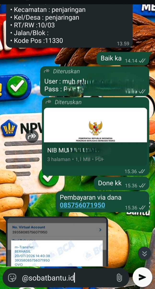 SobatBantu's tweet photo. π¨ Masih mengurus sendiri?
Tidak perlu repot.
Serahkan pengurusan NPWP & NIB kepada Sobat Bantu.
Kami siap membantu dengan proses yang mudah, cepat, dan profesional.
π² Chat WhatsApp: 0857-5607-1950
#jasanpwp #jasanib #npwp #sobatbantu https://t.co/Ux59lI38Mw