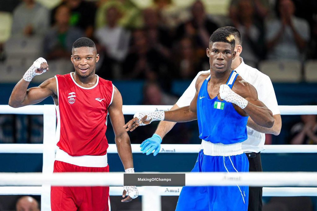 kazportz's tweet photo. ‼️RESULT:
🇳🇬 Nigeria’s Hassan Foly bowed out in the Round of 32 after a 4-0 points defeat to 🇱🇸 Refiloe Thai of Lesotho in the men’s 70kg division at the XXIII Commonwealth Games in Glasgow, Scotland.
#kasportsboxing #boxingnews #glasgow26 https://t.co/pM1bEywrdQ