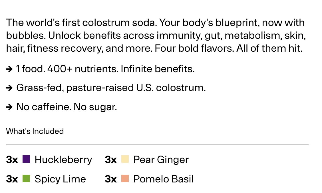 heartandsoilHQ's tweet photo. +GIVEAWAY+ $120

In light of "Big Colostrum" creating the processed  monstrosity that is "Colostrum Soda"...

We are giving away 5 HEART AND SOIL COLOSTRUMS to 5 lucky followers

We make the best Colostrum. We want to prove it.

To enter: Like/Retweet

Winner announced Monday