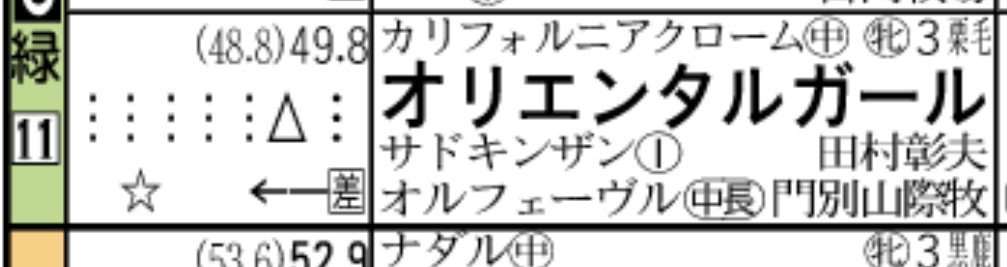watanabe_jiemo's tweet photo. サドキンザンの2番仔 オリエンタルガールが 今日の新潟競馬に出走します

人気は全く無い
サドキンザンの娘が ついに新潟の地で走ります
ウマ娘•佐渡 に興味のある方は注目
#サドキンザン #2番仔 #オリエンタルガール
#佐渡金山 #佐渡 https://t.co/YdNUGcverH