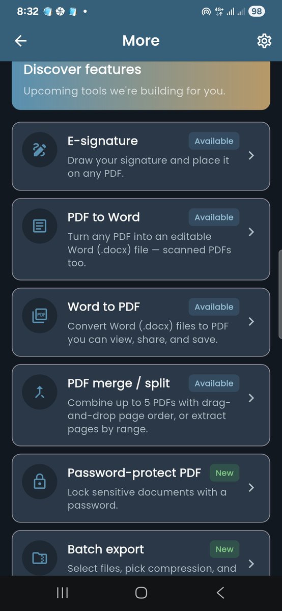 vivek2484's tweet photo. @nicklaunches 🔗 Smart PDF Scanner &amp; Viewer
https://t.co/zCTBwlSA6S⁠�

unlimited and free.                         Built to be useful. https://t.co/wI0zvorWjT