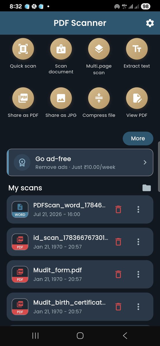 vivek2484's tweet photo. @nicklaunches 🔗 Smart PDF Scanner &amp; Viewer
https://t.co/zCTBwlSA6S⁠�

unlimited and free.                         Built to be useful. https://t.co/wI0zvorWjT