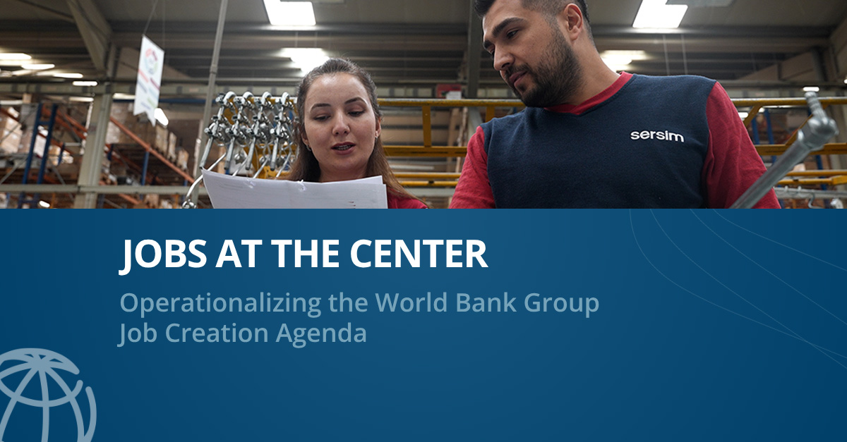 WorldBankECA's tweet photo. Creating more and better jobs requires:
 
✅Investing in foundational infrastructure
✅Supporting a business-enabling environment
✅Mobilizing private capital
 
Cecile Niang, @WorldBankECA Prosperity Practice Manager, talks about putting jobs first: https://t.co/c0YuTFkUiW https://t.co/TSDvl86afi