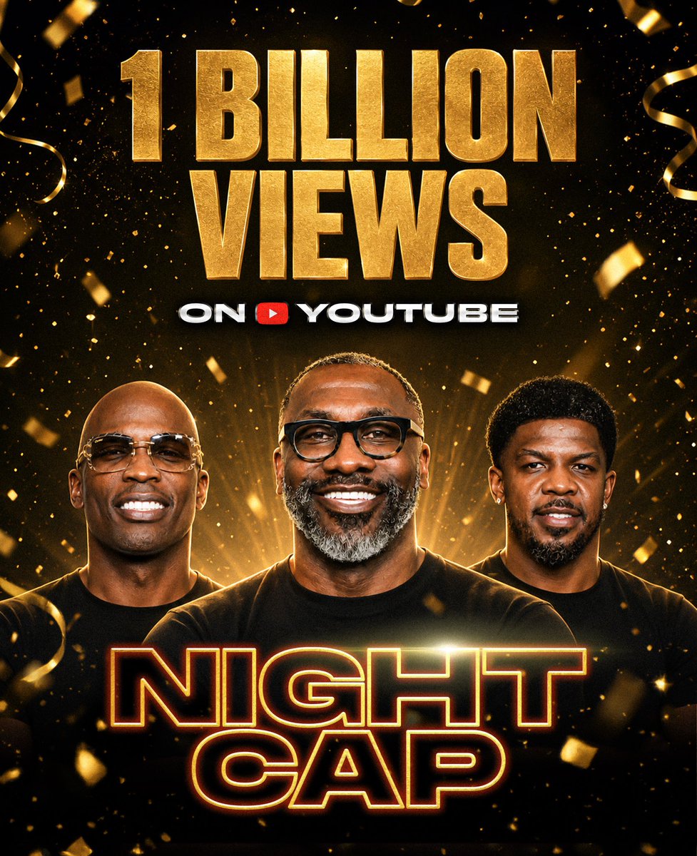 NightcapShow_'s tweet photo. Nightcap Fam, yall really eff with us frfr 😭 A BILLI ORGANIC YOUTUBE VIEWS?! We can’t thank yall enough for coming for the sports and staying for the stories 🙏🏽 

@ShannonSharpe | @ochocinco | @TheJoeJohnson7 https://t.co/u2YIjDnEdi