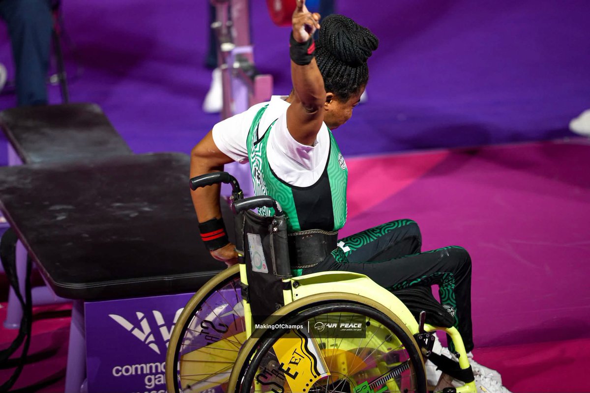 _MightyGeorge's tweet photo. 🚨🥇🥈 GOLD AND SILVER FOR TEAM NIGERIA! 🇳🇬

Team Nigeria have claimed their first gold medal at the 2026 Commonwealth Games as Esther Nworgu won the women’s lightweight para powerlifting event in record-breaking fashion.

Nworgu set a new Commonwealth Games record with an opening lift of 118kg before improving it to 123kg on her second attempt. Her effort earned 119 points and the gold medal.

Nigeria completed a brilliant one-two as Esther Oyema secured the silver medal with a best lift of 125kg, scoring 115.5 points.

England’s Olivia Broome claimed bronze after lifting 119kg for 106.6 points.

A fantastic start for Nigeria’s para powerlifting team at Glasgow 2026! 🇳🇬💪