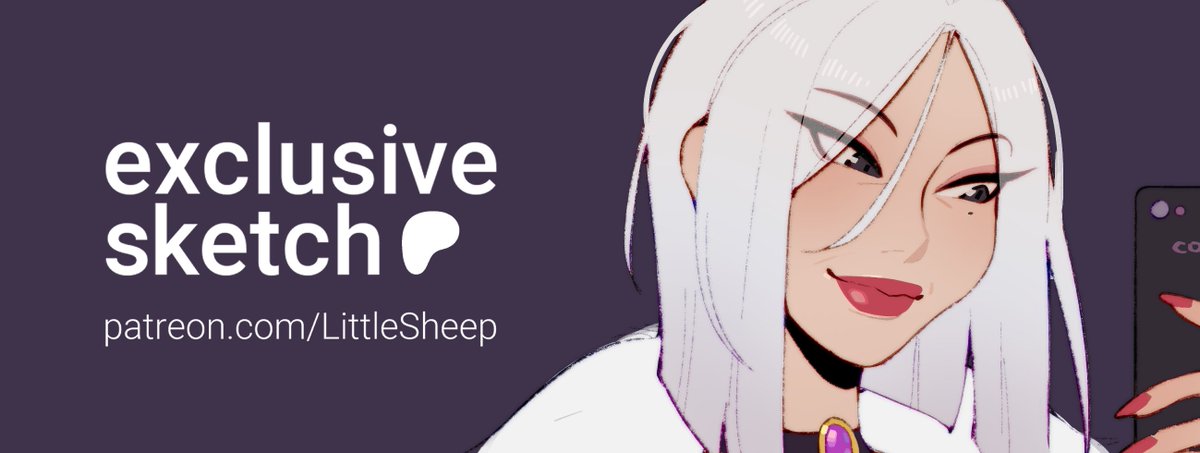 PureLittleSheep's tweet photo. New exclusive sketch with Lee Yun-jin is available for tier "Middle" https://t.co/Tk3btNxzPd