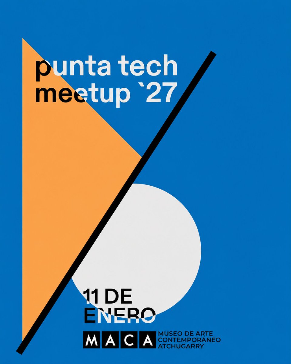 PuntaTech's tweet photo. ✨Falta menos de 6 meses para la 19* edición de Punta Tech Meetup✨
💭¿Querés que tu marca sea parte del motor que mueve este ecosistema?
Buscamos sponsors ‘Prompting the Future’: aquellas empresas que saben que acompañarnos en nuestro evento es la mejor manera de empezar el año jugando en primera.
Si querés marcar la pauta de lo que vendrá, escribinos

Las buenas alianzas se construyen con tiempo ¡y los lugares siempre vuelan!
Keep in Tech 💥
