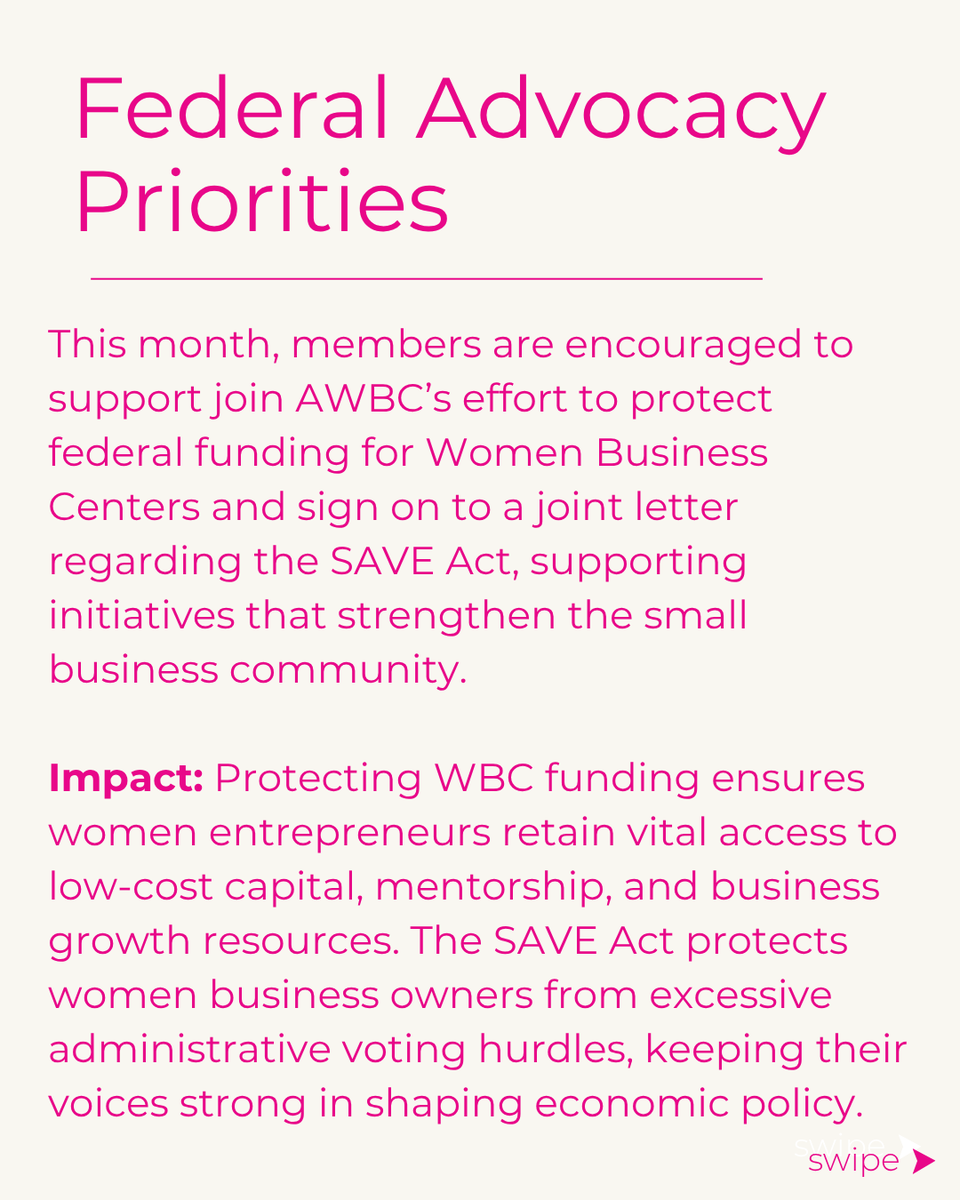 nawboSA's tweet photo. Advocating for the future of your business, at every level. A big part of what NAWBO does, and what your membership powers, is advocating at the local, state, and federal levels to protect and strengthen women-owned businesses. https://t.co/nYXyuRd25a