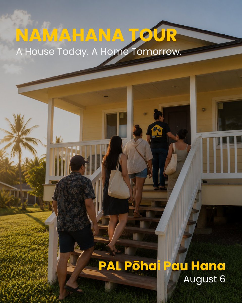 pal4hawaii's tweet photo. What does affordable housing actually look like? On Aug. 6, PAL Pōhai members won't just hear about it. They'll walk through it. Tour the nearly completed Kauhale o Namahana homes. Join PAL Pōhai by August 2 to attend. RSVP required: https://t.co/wygIK4WwCS https://t.co/sxtnEW9DHE