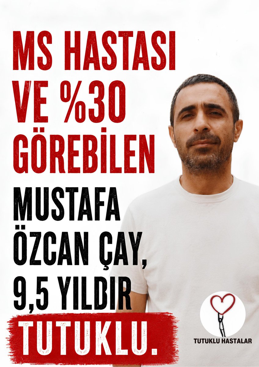 Hapisedilenlr's tweet photo. Cezaevine girmeden önce voleybol oynayacak kadar sağlıklı olan MS hastası Kurmay Albay Mustafa Özcan Çay, sol ayağını oynatamıyor, koğuşta sondayla yaşıyor

Çay'ın Eşi Şebnem Çay:

"Onu cezaevinde ölüme terk etmeyin, infazını erteleyin."

#Ayasofya AsumanBirinci AcilTedavi https://t.co/IbPQgDwQla