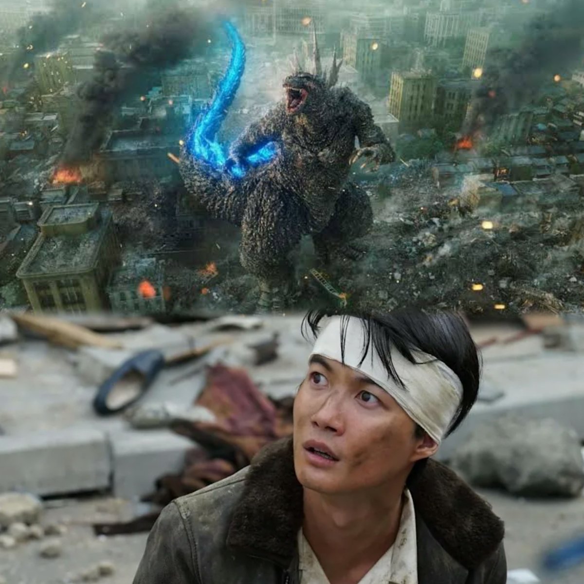 BlueCarpProd's tweet photo. 'Godzilla Minus One' director Takashi Yamazaki is teaming up with Ridley Scott for the mysterious new sci-fi film Nue. 🚀👀

#NueMovie #TakashiYamazaki #RidleyScott #SciFiMovie #MovieNews https://t.co/5sWGezHVkl