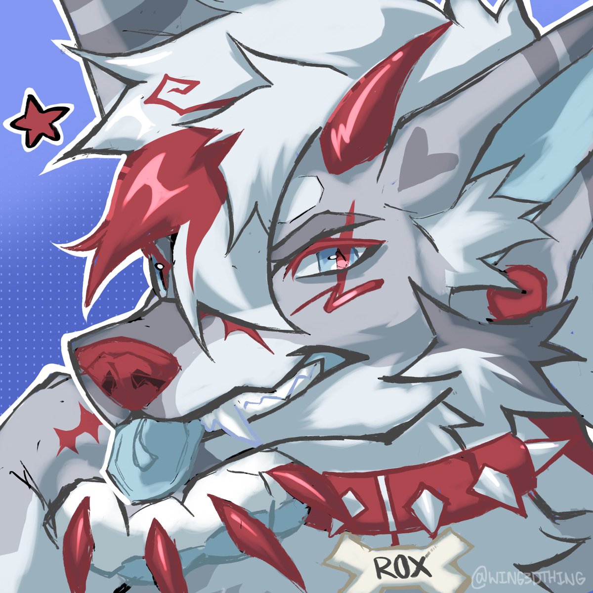 Wing3dthing's tweet photo. [ AF attacks pt 2 ] 

Not my characters, they are by Wauffle &amp; Glacialgrove on artfight <3 

I REALLY wanted to draw more furries / animals I loved drawing these guys 
[ #artfight #artfightattack #artfight2026 ] https://t.co/24fRJsmPJc