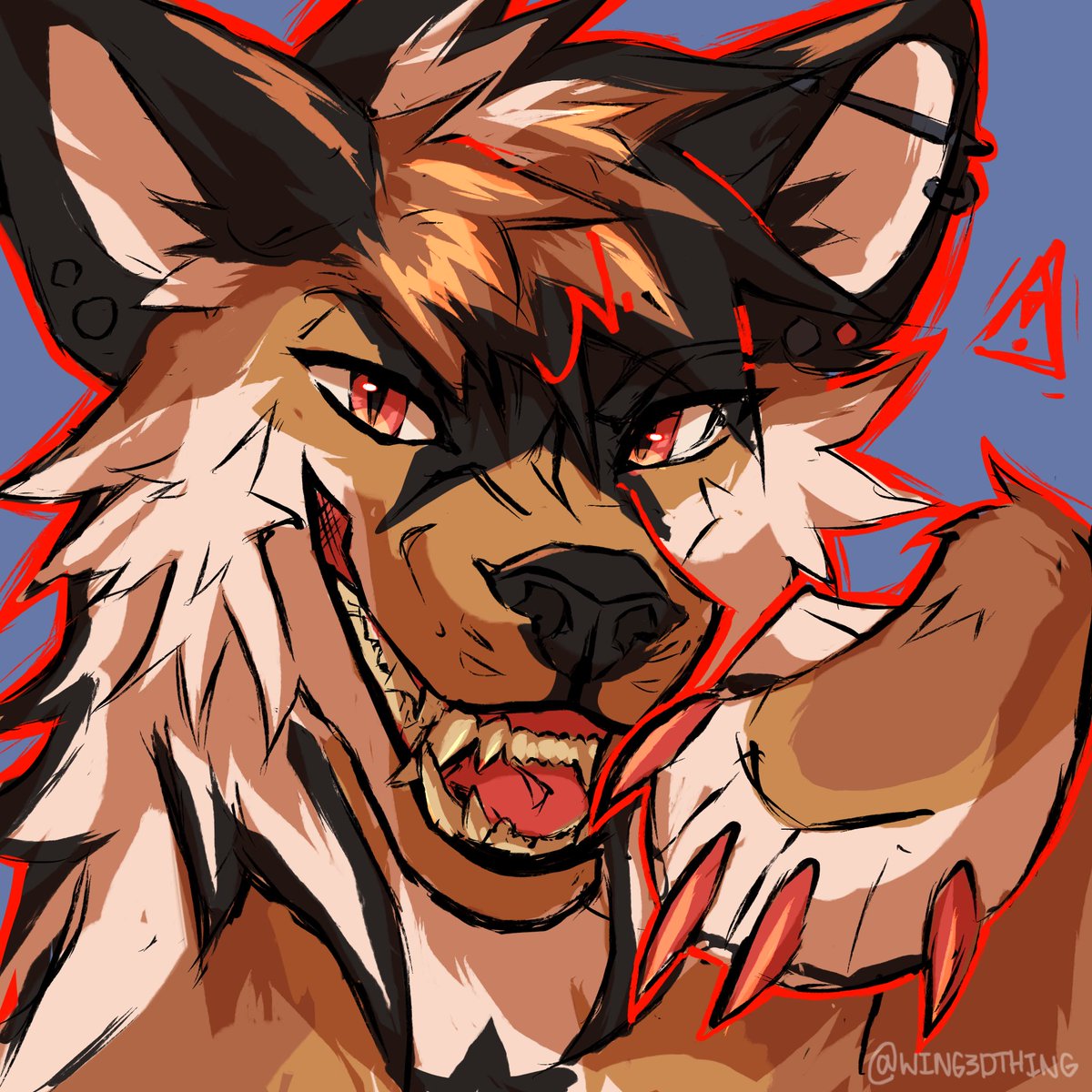 Wing3dthing's tweet photo. [ AF attacks pt 2 ] 

Not my characters, they are by Wauffle &amp; Glacialgrove on artfight <3 

I REALLY wanted to draw more furries / animals I loved drawing these guys 
[ #artfight #artfightattack #artfight2026 ] https://t.co/24fRJsmPJc