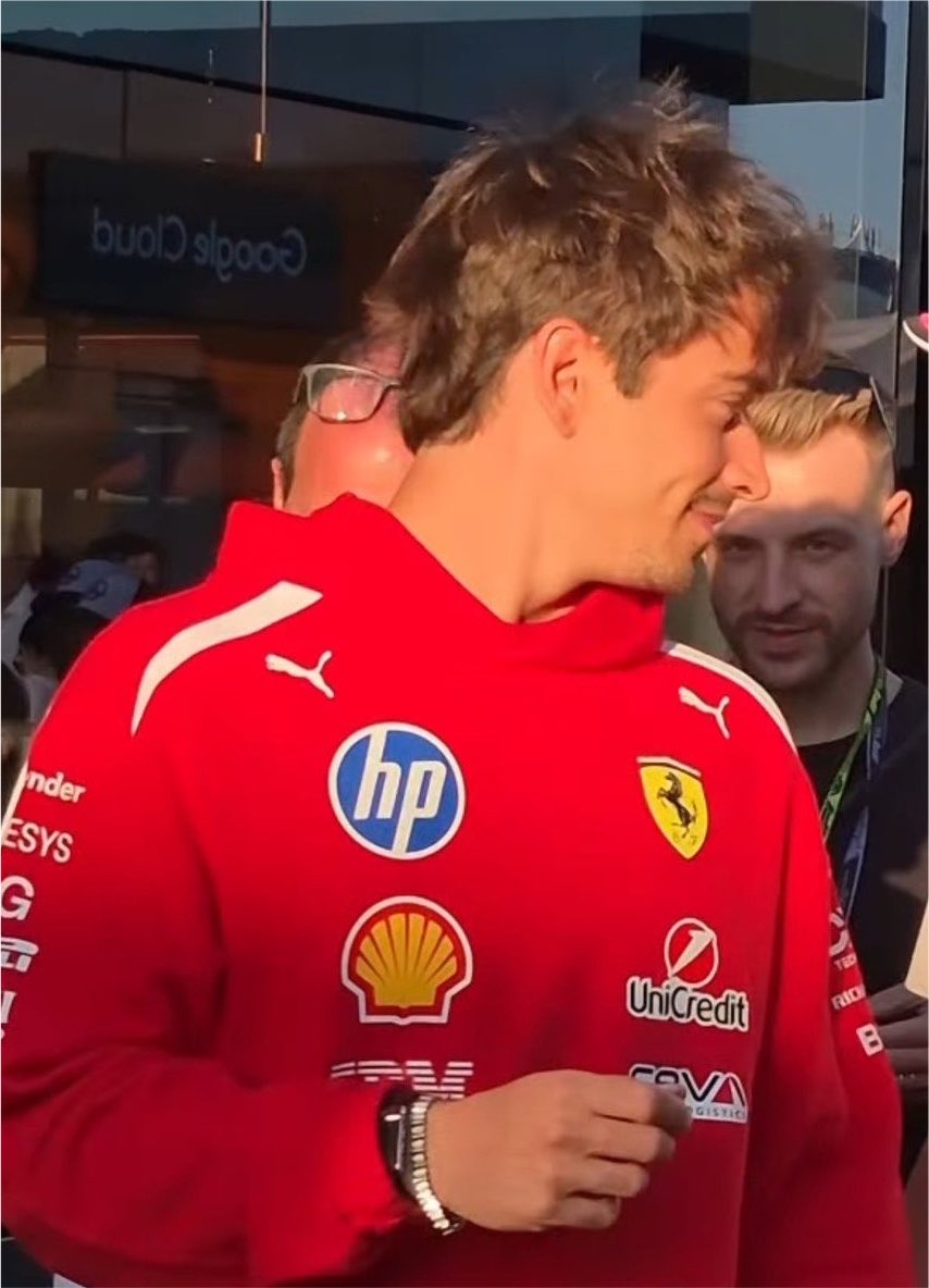lecvett's tweet photo. dios creó a los hombres y mandó a charles leclerc como disculpa https://t.co/uZGtfqIC0R