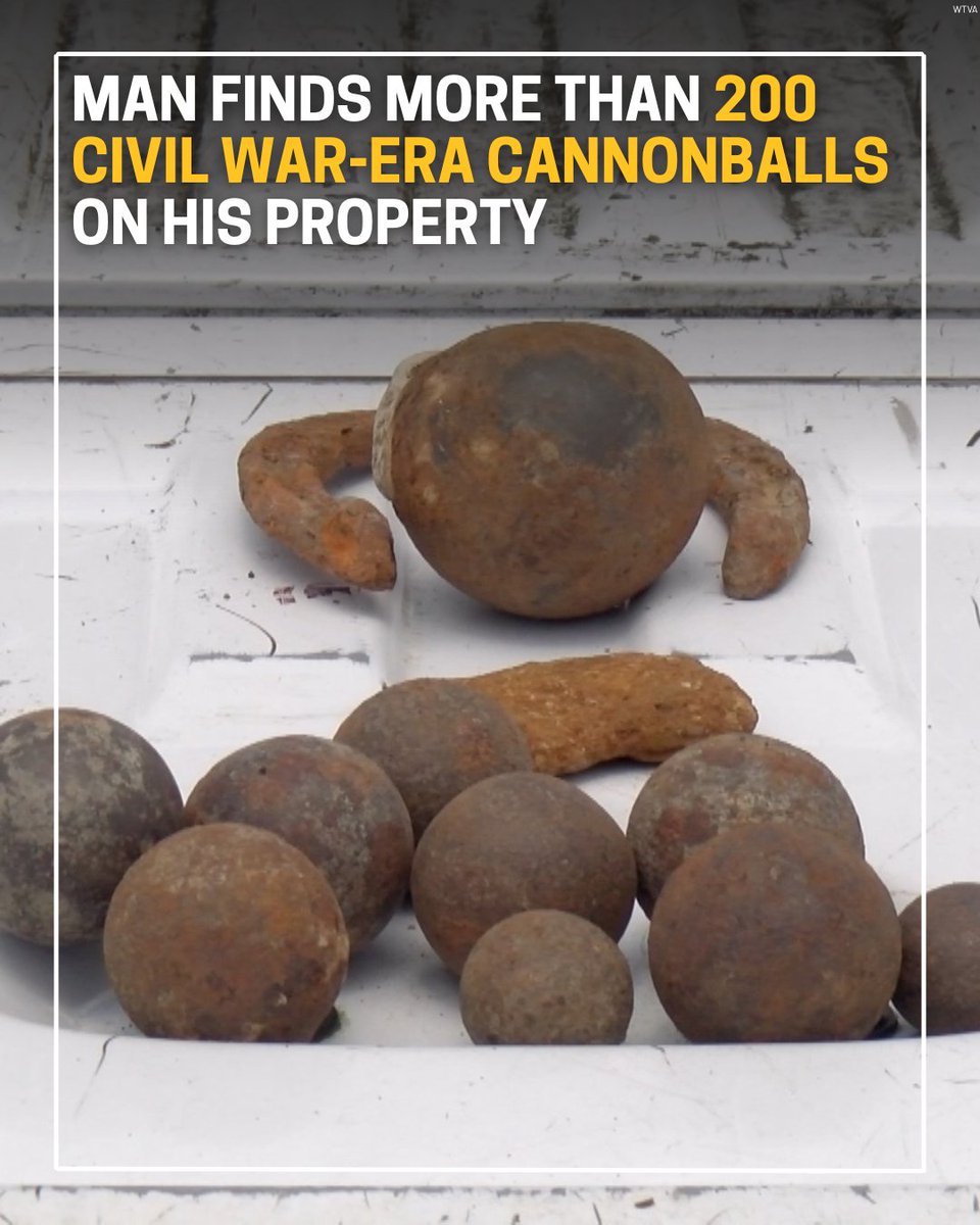 KNOE8's tweet photo. They are connected to either the Battle of Blackland or the Battle of Booneville in Mississippi. https://t.co/LXCPhLYEWK https://t.co/KJ2b3CzBwz