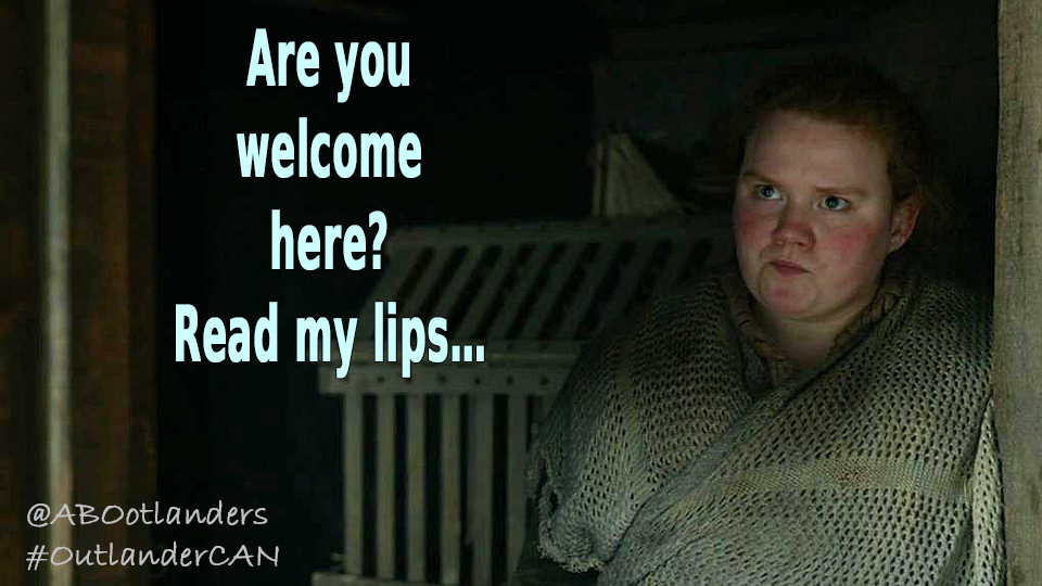 OutlandishScot's tweet photo. Here’s a Fanny Beardsley #Outlander rerun (in honor of Bronwyn James’ July 24th Birthday) from @ABOotlanders #OutlanderCAN; @bronwynjames41 https://t.co/aH89ljtzH3